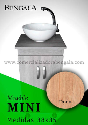 Abrir la imagen en la presentación de diapositivas, Combo Mueble Para Baño MINI 38X35 cm Estilo A Piso
